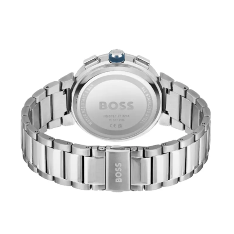 Hugo Boss Trace Series Chronograph Blue Dial Men's Watch- 1513999